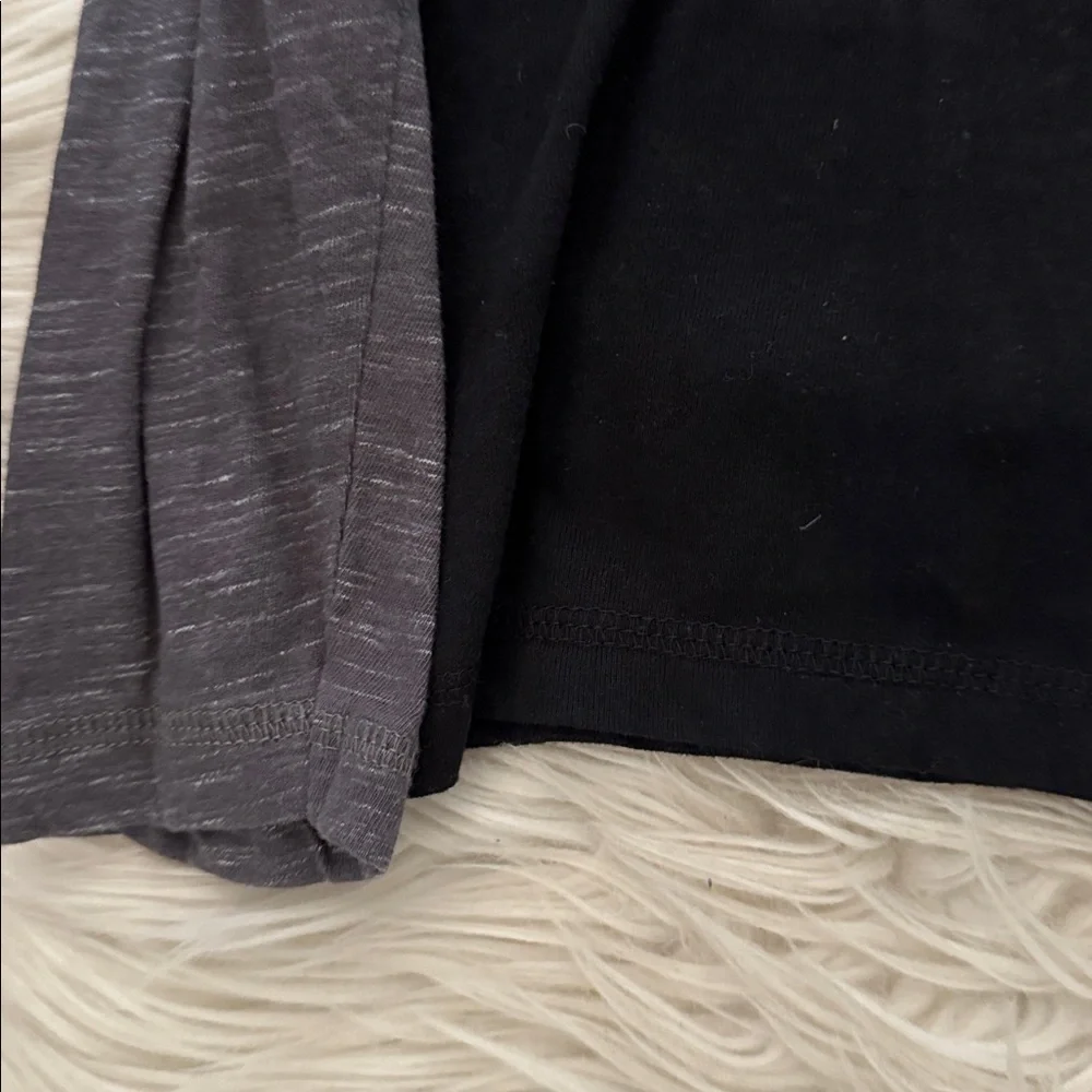 Stylish Striped Gray and Black Hooded Shirt by Distortion